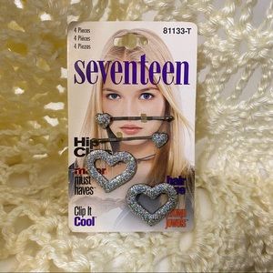 Vintage Seventeen Crown Jewels Hair Clips 1999